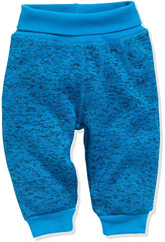Playshoes Unisex Kinder Fleece-Pumphose Baby-Hose aus Fleece, Blau, 74
