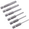 ASHATA 6Pcs 50mm 1/4 inch Hex Shank Flat Head Magnetic Tip Slotted Screwdriver Bits Set 2.0mm/2.5mm/3mm/4mm/5mm/6mm, S2 Steel