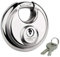 Beste Angebote Sicherheitsschloss RUND Vorhängeschloss Edelstahl Schloß 60 70 80 mm (60mm)