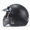 Motorradhelm Retro Jethelm Unisex Vintage Open Face Leder-Helm Winter Winddichter Motorrad Roller Helm, Mit Brille und Maske, ECE Genehmigt Jethelm Für Damen Und Herren M~XXL