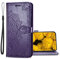 BRAND SET Funda para ZTE Blade A31 Plus Fundas, Diseño Retro del Modelo de Flores, Ranuras para Tarjetas, Soporte Plegable, Magnético Carcasa para ZTE Blade A31 Plus Funda con Tapa-Púrpura