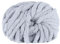 Maxee Dicke Wolle Garn 250g, Sperrige Armstricken Wolle, Soft Arm Knitting, XXL Grobstrick Weiches Wollgarn, zum Häkeln für Decke, Perfekt zum Weben von Haustier Nest, Decken, Zierkissen-Hellgrau
