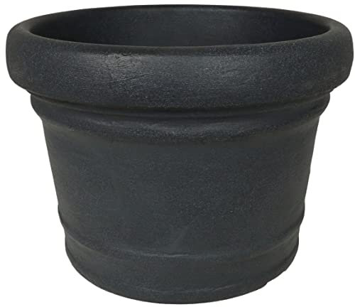 MePla Pot de fleurs Monza - Pot de fleurs rond - Résistant aux intempéries - Résistant aux UV - Pot de fleurs - Pot de fleurs - Pot de fleurs - Pot de fleurs - Pot de fleurs - Diamètre 70 cm -