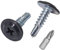 SKIR'CO - Tornillos autoperforantes (400 unidades, 4,2 x 16 mm, cabeza de armadura modificada Phillips, tornillo de chapa metálica, cabeza de oblea (400, gris antracita RAL 7016)