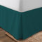 Utopia Bedding Full Bed Skirt - Soft Quadruple Pleated Ruffle - Easy Fit with 16 Inch Tailored Drop - Hotel Quality, Shrinkage and Fade Resistant (Full, Teal)