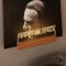 YuanDian Personalisierbarer Vinyl-Plattenständer Wandhalterung, Jetzt drehender Schallplattenständer, Holz-Acryl-Halter für Vinylalbum, Display-Aufbewahrung, Vinyl-Schallplatten