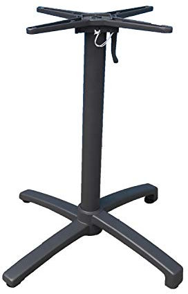 Varilando® Tischgestell mit Klappfunktion für Tischplatten 80 x 80 cm