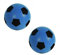 HTI Fun Sport Schaumstoff-Fußbälle | Weiche, sichere Schaumstoffbälle für Indoor & Outdoor | Langlebig, leicht & ideal für Kinder & Erwachsene | Spaß für alle Altersgruppen | 19,4 cm (2 Pack blau)