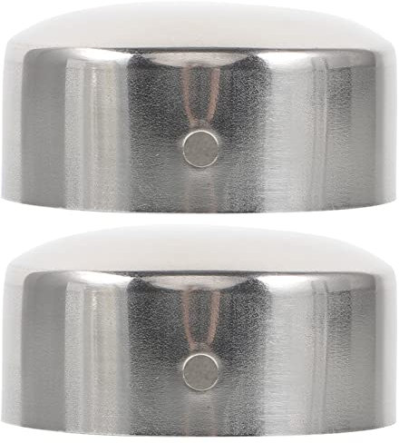 Angoily Metal Hole Plugs End Caps for Metal Tubing Cover Tube Cover Handrail End Caps Stair Rail Support