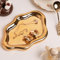 Lynagert Wolken-Schmuckschale, mollige Schmucktablett, Keramik-Schmuckring, Schmuckschale für Ringe, Ohrringe, Halsketten, Organizer, Muttertag, Erntedankfest, Brautjungfer, Geschenke (goldene)