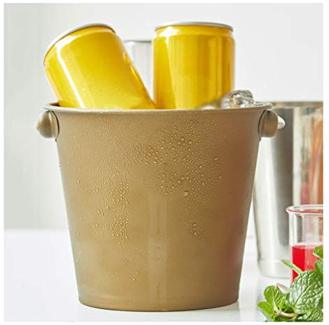 MOOWI Ice Bucket Creative Bar Beer Cocktail Ice Bucket Restaurant Party Champagne Bucket Drink Ice Bucket Household Kitchen Storage Bucket Keeps Ice Cold & Dry
