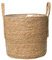 Plant Basket: Straw Flower Pot - 25Cm Seagrass Indoor Plant Pot with Liner for Home Decor and Storage