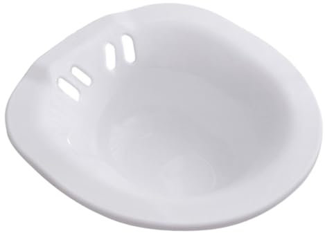 Gatuida Badewanne Tragbar 1stk Bidet Sitzwanne Für Sitzbäder Fräulein Plastik Töpfchen Weiß Toilette Waschbecken