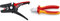 Knipex PreciStrip16 Pince à dénuder automatique 195 mm (carte LS/blister) 12 52 195 SB, Noir & Pince coupante de côté chromée, isolées par gaines bi-matière, certifiées VDE 160 mm 70 06 160