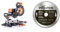 Evolution Power Tools R255SMS-DB+ Scie à onglets coulissante multi-matériaux à double biseau & Lame bois fin 25 mm, lame de scie à tronçonner, Offre une belle finition sur bois durs et tendres