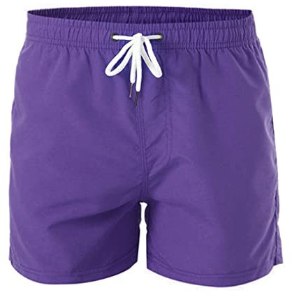 2024 Sport Net Beach Shorts Dry Quick con Interni Casual Pantaloni Pantaloncini Uomo Costumi da bagno Pantaloncini da uomo Pantaloncini da uomo Pantaloncini a vita stretta, Viola, 4XL