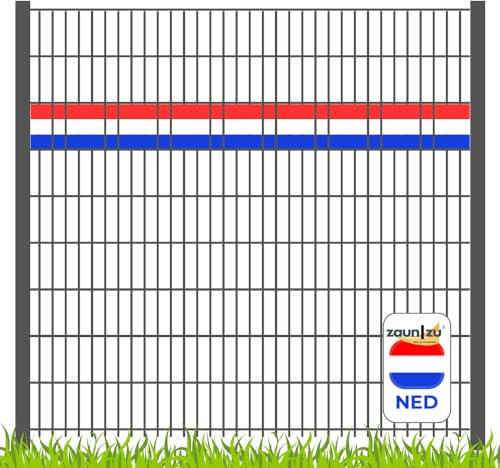 zaun|zu Sichtschutzstreifen EM 2024 in den Farben der Niederlande für Doppelstabzäune gestalten für die Fußball-Europameisterschaft!