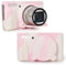 Rieibi SX740 Camera Case,Silicone Case for Canon powershot SX740/SX730 Camera,Silicone Protective Cover Compatible with Canon SX730/SX740 HS Digital Camera - White Pink
