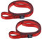PATIKIL 24 Zoll Nylon Seilschaft, 2er Pack Starke Gurtbänder 18mm Seilschaft für Aerial Yoga Hängematte, Rot