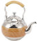 Tetera de Acero Inoxidable de 1 Litro, Resistente a la Corrosión, Fácil de Verter, Tetera de café Duradera, Adecuada para Cocina Casera, Uso en Hoteles