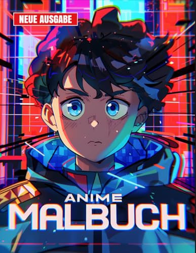 Anime Malbuch: Anime-Abenteuer! 50+ einzigartige Jungen-Malvorlagen für Fans im Alter von 8-12 Jahren.