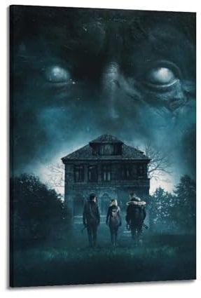 IVANICKED Poster Don't Breathe Raumdekoration, ästhetisches Vintage-Leinwandposter, 20 x 30 cm, Rahmenstil