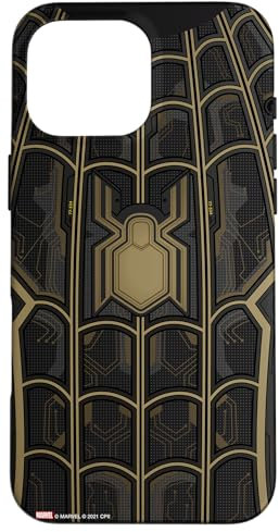 iPhone 16 Pro Max Marvel Spider-Man No Way Home Black and Gold Suit Case