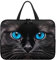 Chaqlin Black Cat Animal Print Slim Computer Bag - Women's & Men's 17 Inch Laptop Protective Case