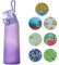 Trinkflasche mit Geschmack, Flasche Starter Set Luft Wasserflasche Lila, 700ml Trinkflaschemit 7 Pods, Wasser Flasche und Geschmack Pods, Trinkflaschen Set Duftkapseln, Water Bottle with Flavor