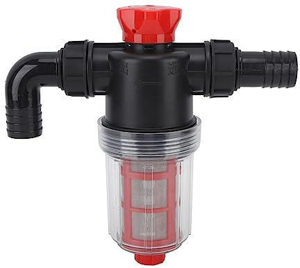 Fuchooky Bewässerung Wasserpumpe Filter Fine Mesh Doppelschichtfiltration High Inline Sieb für Gartenrasen (25mm Interface (G1 Pipe))