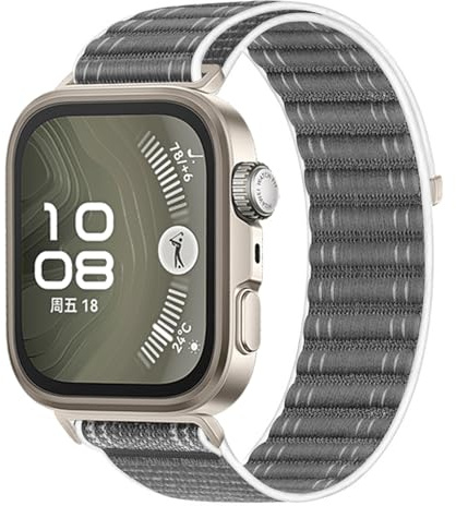 VELULYX bracelet sportif nylon compatible avec Huawei Watch Fit 4 Pro/4/3, bracelet élastique pour Huawei Fit 4 Pro/4/3 Smartwatch