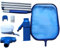 EGUIAS Kit per La Manutenzione delle Piscine Kit per la Pulizia della Piscina 40x35x5cm Strumento per la Manutenzione della Piscina Kit di Pulizia con Testina di aspirazione Accessori