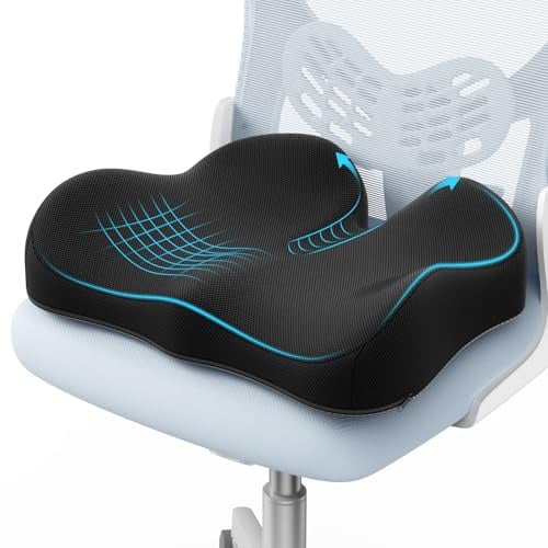 Memory Foam Sitzkissen,Komfortkissen für Bürostuhl,Zuhause,Büro und Auto