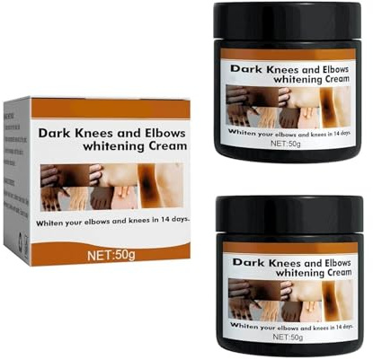 2 Stück Aufhellungscreme, Haut Bleichcreme Lightening Cream, Whitening Cream, Intim Bleaching Creme, Intimhautcreme, Frauen-Bleichcreme für Achselhöhle, Hals, Knie, Ellenbogen Haut