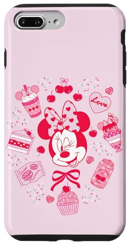 Disney Minnie Mouse Sweet Treats & Cherries Pink Coquette Case for iPhone 7 Plus/8 Plus