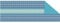 Ludwig Bähr 10 x Tonkarton 220g/qm 49,5x68cm Bordüren türkis