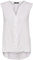ONLY Top sin Mangas con Detalles de Encaje - Blusa Casual de Mujer, Color:Blanco, Talla:34