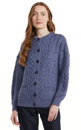 Carraigdonn 100% Wolle Damen Holz (Irish Made) XS-XXL
