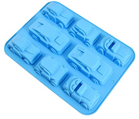 Backform für Schokolade Auto Schokolade Cupcakes Schimmel Eiswürfel Backen Seife Backform Muffins Karikatur Auto Silikonform Kuchen Eiswürfel Auto Backform für Kindergeburtstag Handgemachte Kreation