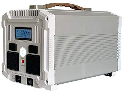 HJGHY Portable Power Station, 533Wh Camping Solar Generators Lithium Battery Power Supply with 600W AC Outlet, LED Flashlights for CPAP Home Camping Emergency Backup,110V,A