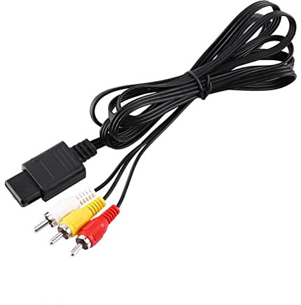 Tyenaza TV-Videokabel, Audio-TV-Videokabel A/V-Composite-RCA-Kabel für N64 Nintendo Gamecube