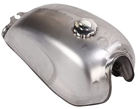 Motorcycle Gas Tank, 2. 4 Gallons Iron High Hardness Motorcycle Fuel Tank Fuel Petrol Tank with On Off Valve and Key for CFMOTO Mandrill Motorcycle