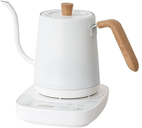 PURPLLE Hervidor de Agua EléCtrico Cuello de Cisne Slender Smart 800Ml 1000W Flash Control de Temperatura de Hervidor de Mano Tetera Enchufe de la UE