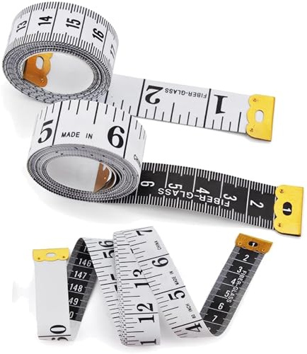 2Pack Tape Measure for Body 200cm/78.7in Double Sided Tape Measure