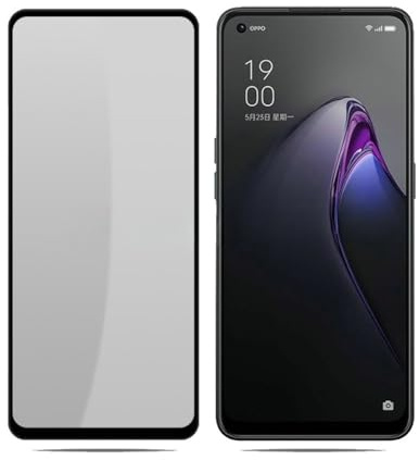 Kepuch Paquet de 2 Verre Trempé Protecteur d'écran pour Oppo Reno 8