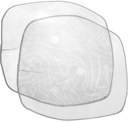 KOMBIUDA Quadratisches Filternetz Für Dunstabzugshauben Metallfettnetz Leicht Zu Filterndes Netz Für Die Küche 2er-pack