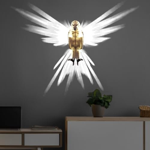 SPERMUOY Eagle wall light Owl Wall Light,Tiere Wandleuchte Nachtlicht Wand Eule Atmosphäre Lampe in Eulenform für Schlafzimmer Flur Kneipen Arbeitszimmer Treppenhaus Heimdekoration