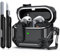 MHYALUDO para Samsung Galaxy Buds3/Galaxy Buds3 Pro (2024) con Cierre de Seguridad, Estuche para Auriculares a Prueba de caídas de Grado Militar con Hebilla para Senderismo y Kit de Limpieza, Negro