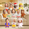 VEELU Benutzerdefiniertes Gesichtskissen, personalisiertes Foto, gefüllte Kissen, Puppe, 3D-Doppeldruck, Kopf, Körper, geformtes Hunde-/Katzenkissen