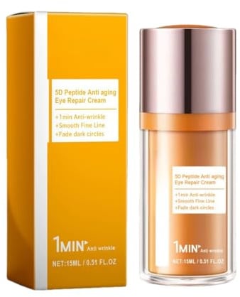 Die 5D Peptide Anti-Falten Augencreme ist eine Peptid-Anti-Aging-Augencreme. Sie glättet feine Linien und spendet intensiv Feuchtigkeit. Sie ist für alle Hauttypen geeignet.